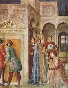 Fra Angelico St Lawrence Receiving the Church Treasures (mk08) oil